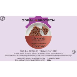chocolate crispy square