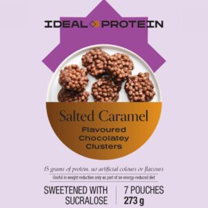 salted caramel chocolate clusters