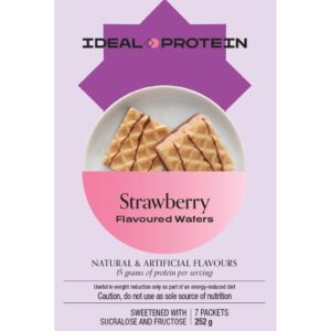 strawberry flavoured wafers